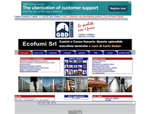 Tablet Screenshot of ecofumisrl.it